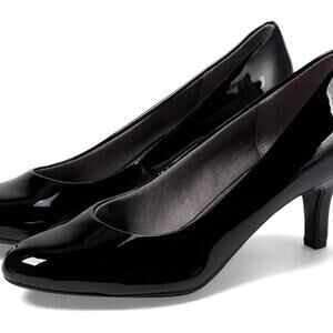 LifeStride Women's Parigi Pump in black patent leather size 7